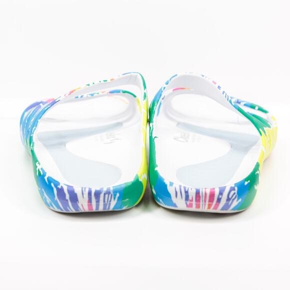 CHEEKS By Tony Little Rainbow Slide Health Sandals Gel Comfort Water Friendly 12 - Picture 5 of 8
